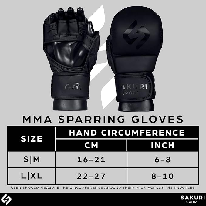 SAKURI MMA Sparring Gloves - White