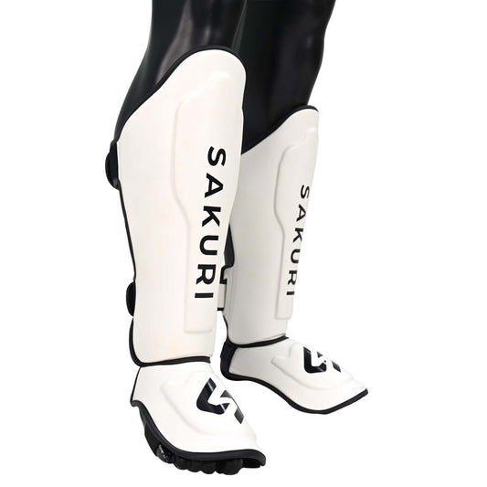 SAKURI Shin Guards White