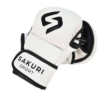 SAKURI MMA Sparring Gloves - White