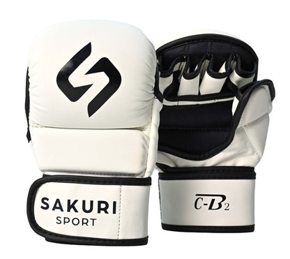 SAKURI MMA Sparring Gloves - White